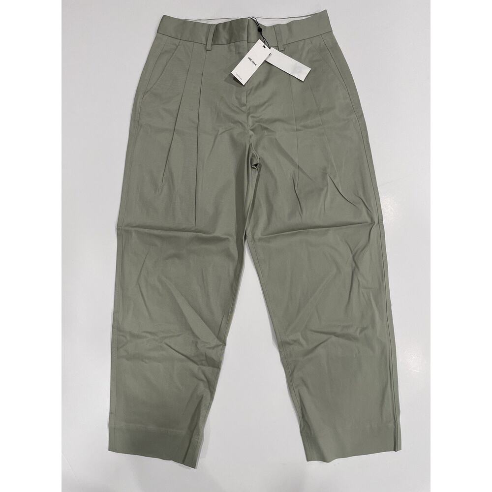 ME+EM Tapered Pleat Smart Casual Trouser Dusted Sage Size 8 US NWT